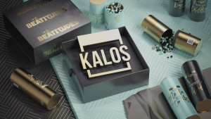 Kalos logo in gold