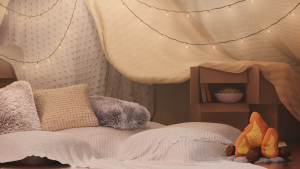 Microsoft Teams Kid Fort Background