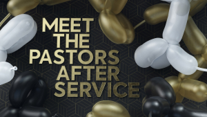 Several balloon dogs on ground