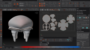 Metroid mesh UV unwrap