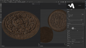 Oreo cookie in Substance Painter
