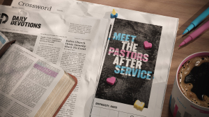 Meet the pastors advertisement in newspaper